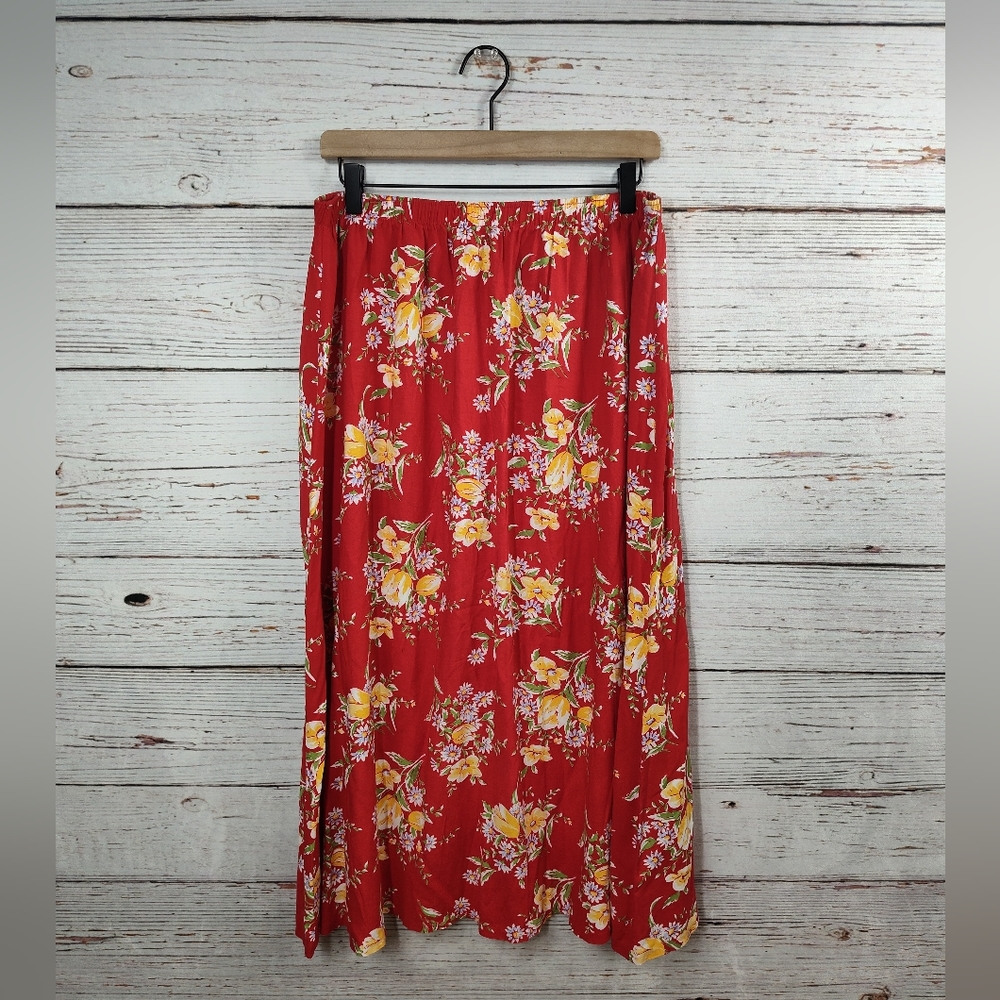 🍉5 for $25* Southern Lady Floral Skirt - Picture 3 of 7
